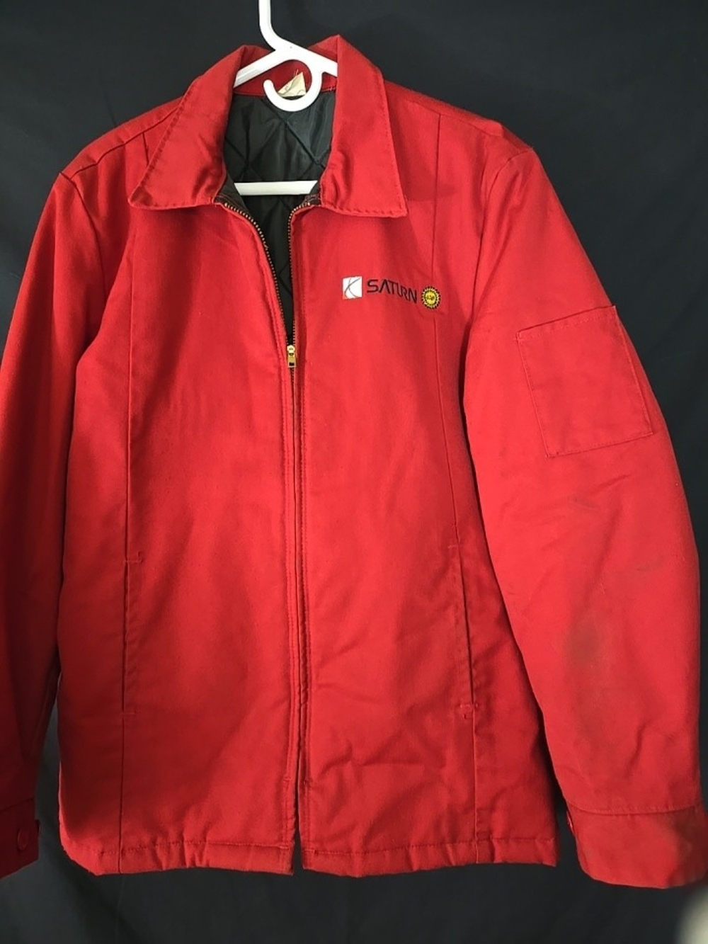 Time Out Saturn Insulated Vintage Men's Red Work Jacket #616